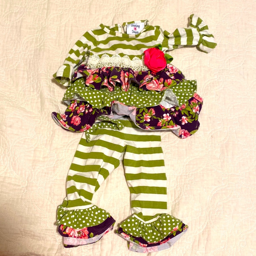 Baby Girl Matching Set (6-9 Months)